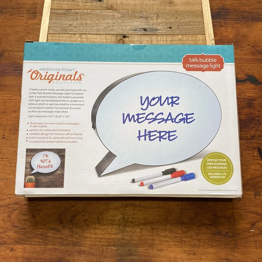 🫧 Retro Talk Bubble Message Light ~ Display Own Glowing LED Messages 💡